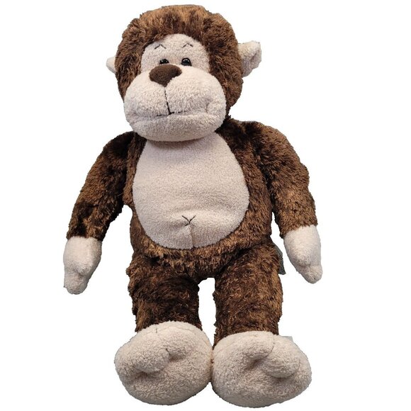 Build a Bear BAB Monkey Chimp Plush‎ Brown Stuffed Jungle Zoo Animal - Picture 1 of 12
